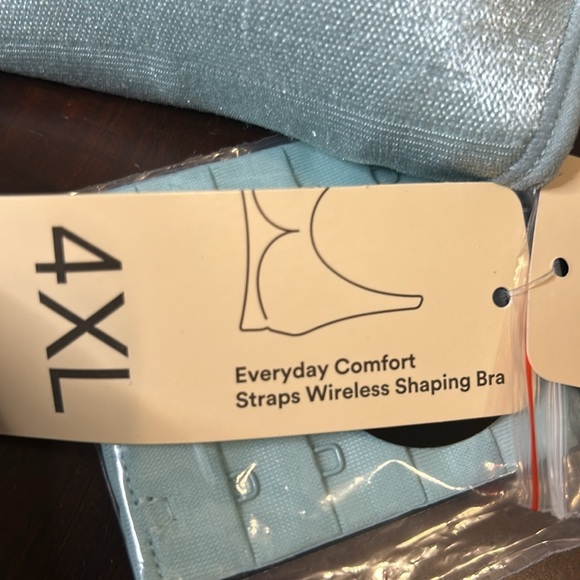 TrueKind Shapermint Essentials Everyday Comfort Straps Wireless Shaping Bra 4X - Picture 4 of 12